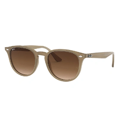 Ray Ban Rb4259 Sunglasses Beige Frame Brown Lenses 51-20 In Light Brown