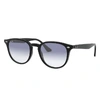 Ray Ban Sunglasses Unisex Rb4259 - Black Frame Blue Lenses 51-20 In Schwarz