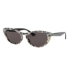 RAY BAN NINA SUNGLASSES BLACK FRAME GREY LENSES 54-18