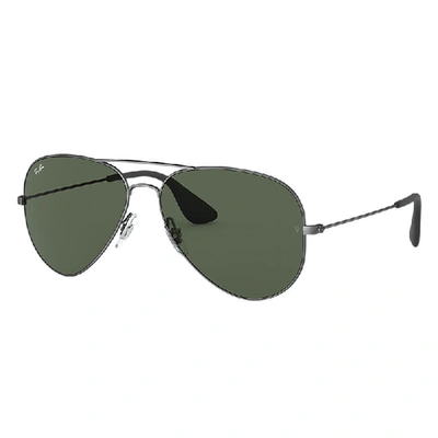 Ray Ban Rb3558 Sonnenbrillen Schwarz Fassung Grün Glas 58-14 In Black