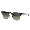 Ray Ban Clubmaster Metal Sonnenbrillen Schwarz Fassung Grau Glas 51-21 In Schwarz