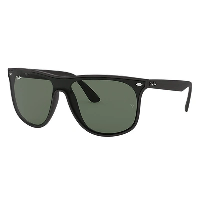 Ray Ban Ray-ban Unisex Blaze Flat Top Boyfriend Square Sunglasses, 40mm In Black
