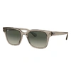 Ray Ban Rb4323 Sunglasses Transparent Grey Frame Grey Lenses 51-20 In Transparent Grey