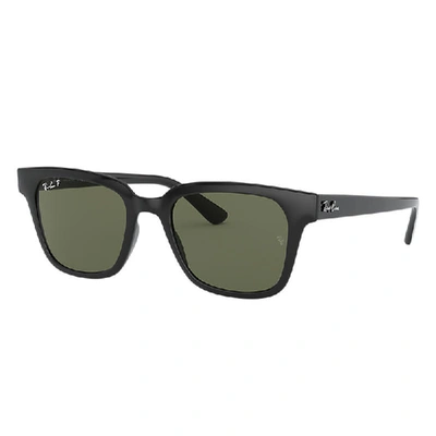 Ray Ban Rb4323 Sunglasses Black Frame Green Lenses Polarized 51-20