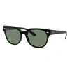 RAY BAN BLAZE METEOR SUNGLASSES BLACK FRAME GREEN LENSES 01-39