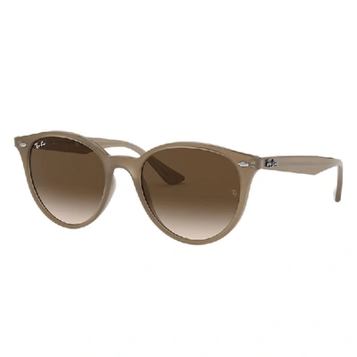 Ray Ban Sunglasses Unisex Rb4305 - Beige Frame Brown Lenses 53-19