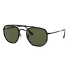 Ray Ban Marshal Ii Sunglasses Black Frame Green Lenses Polarized 52-23 In Black