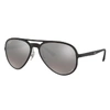 Ray Ban Rb4320ch Chromance Sonnenbrillen Schwarz Fassung Silber Glas Polarisiert 58-16 In Schwarz
