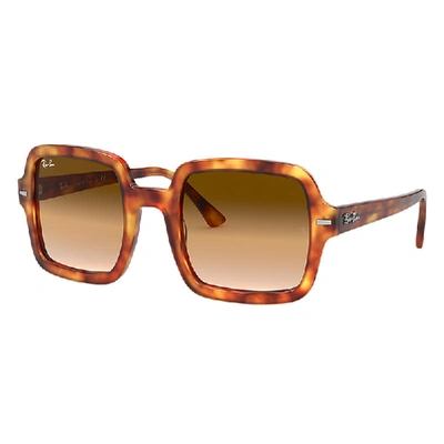 Ray Ban Rb2188 Sunglasses Tortoise Frame Brown Lenses 53-24 In Red Havana