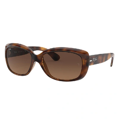 Ray Ban Jackie Ohh Sunglasses Tortoise Frame Brown Lenses 58-17