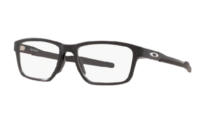 Oakley 55mm Rectangle Optical Glasses In Neutral