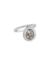 NINA RUNSDORF ORGANIC GRAY DIAMOND FLIP RING,NRR-4173