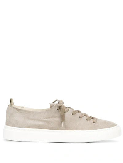 Officine Creative Flat Low-top Trainers In Neutrals