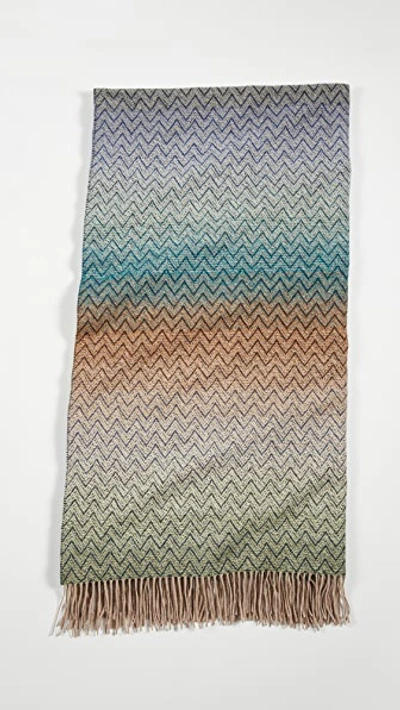 Missoni Pascal Throw In Multi Blue