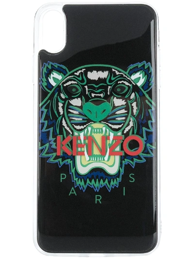 Kenzo Iphone Xs Max 虎头印花手机壳 In Black