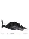 EMILIO PUCCI RUFFLED LOW-TOP SNEAKERS