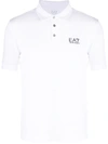 Emporio Armani Short Sleeve Polo Shirt In White