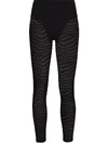 ADAM SELMAN SPORT TIGER-PRINT LEGGINGS