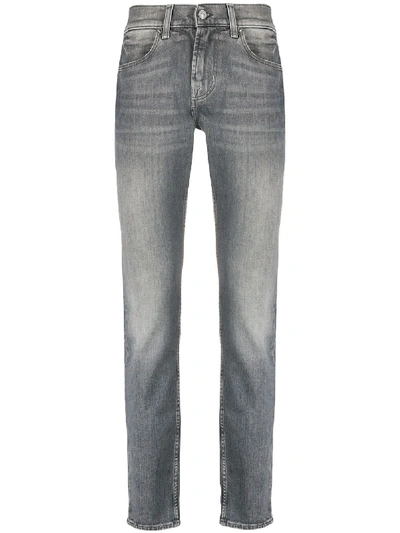 7 For All Mankind 'ronnie' Skinny-jeans In Grey