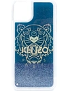 Kenzo Tiger Glitter Iphone 11 Pro Max Case In Blue