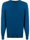 Theory Crew-neck Jumper In Blue