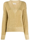 LANEUS LONG-SLEEVE FITTED JUMPER