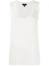 THEORY SCOOP NECK TANK TOP