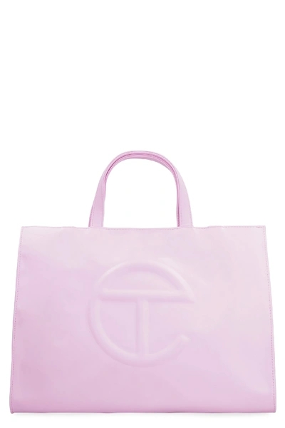 Telfar Faux Leather Tote In Pink