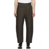 LEMAIRE LEMAIRE BLACK MILITARY TROUSERS