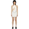 VEJAS VEJAS WHITE TWISTED GRIP DRESS