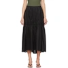 TOTÊME TOTEME BLACK ANZIO SKIRT