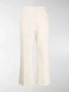 JIL SANDER CROPPED TAILORED TROUSERS,15337615