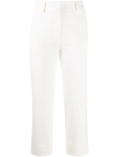 Moncler 纯色露踝裤 In White