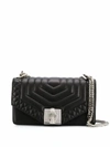 PHILIPP PLEIN PHILIPP PLEIN WOMEN'S BLACK LEATHER SHOULDER BAG,S20AWBA1148PLE075N02 UNI