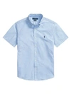 Polo Ralph Lauren Men's Big & Tall Classic Fit Seersucker Shirt In Blue/white