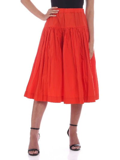 Casey Casey Upup Skirt In Organge In Orange