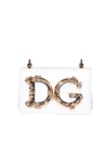 Dolce & Gabbana Dg Barocco Mini Bag In White In White