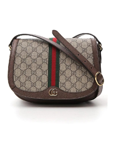 Gucci Ophidia Gg Saddle Bag In Multi