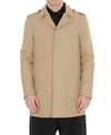 SAINT LAURENT SAINT LAURENT CONCEALED BUTTON TRENCH COAT