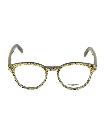 Saint Laurent 50mm Gold Foil Classic Optical Glasses