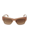 LINDA FARROW 51MM RECTANGULAR SUNGLASSES,0400012677411