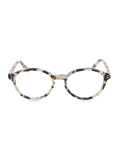 Stella Mccartney Core 51mm Round Optical Glasses In Pink