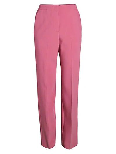 Derek Lam Relaxed Flat-front Trousers In Pink