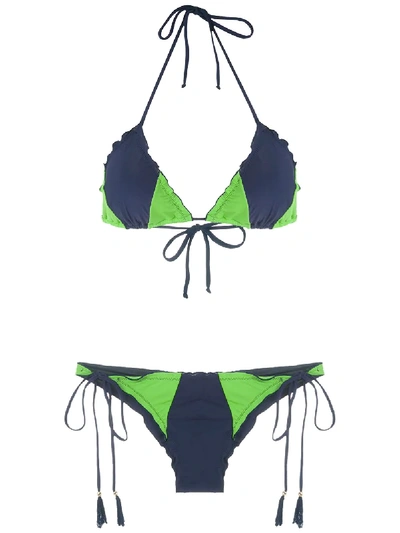 Brigitte Kate Pati Duo Bikini Set In Blue