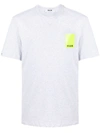 MSGM LOGO PRINT ROUND NECK T-SHIRT