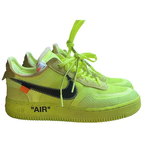 nike air force 1 white with yellow tick