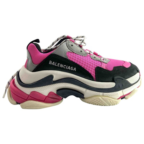 track sneaker balenciaga pink