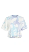 Cotton Citizen Tokyo Short-sleeve Cropped Tee In Peony Blast