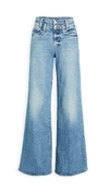 FRAME LE PALAZZO DOUBLE WAISTBAND JEANS