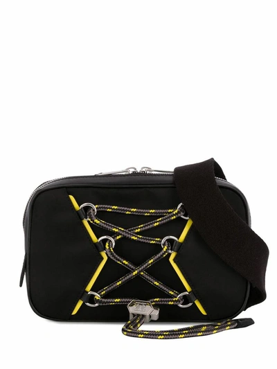 Givenchy Men's  Black Polyamide Belt Bag